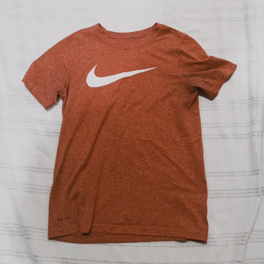 Nike kids dry fit shirt red